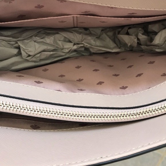 KATE SPADE CAMERON LARGE WHITE BEIGE LAPTOP TOTE - Picture 8 of 8